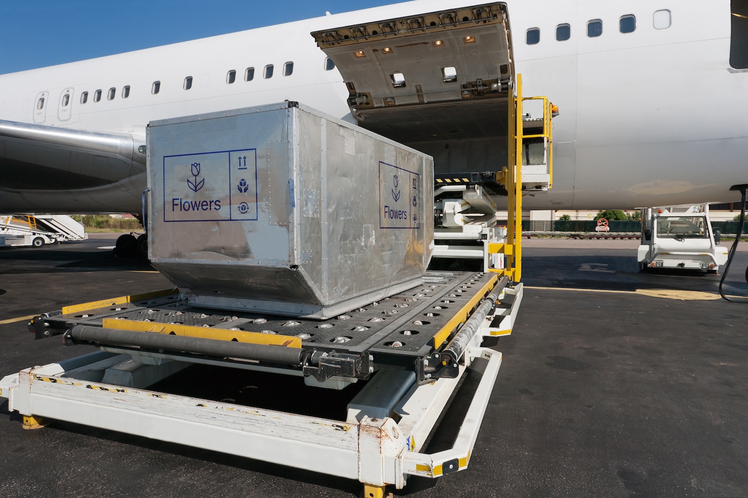 Flower cargo Adobe Stock