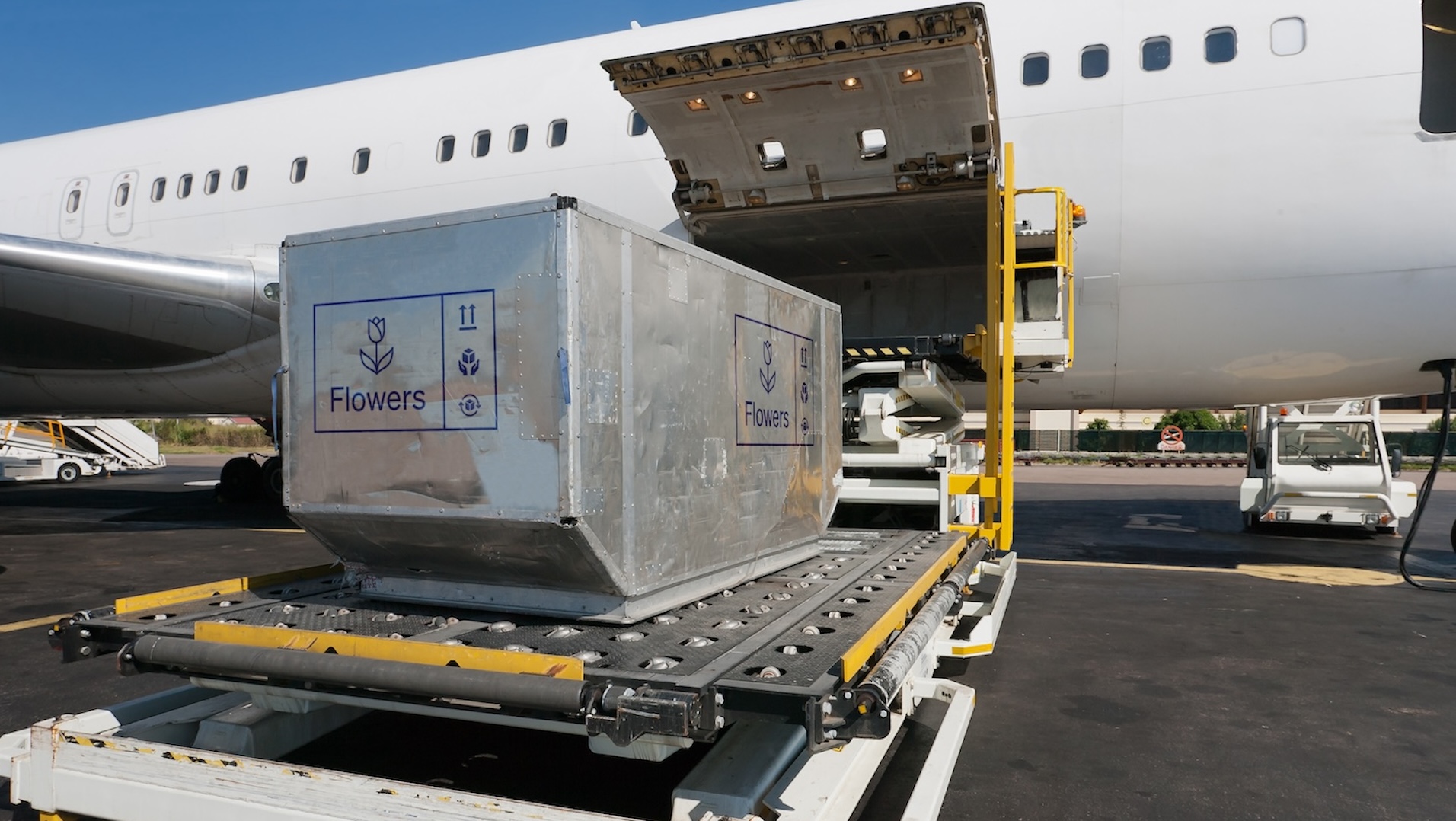 Flower cargo Adobe Stock