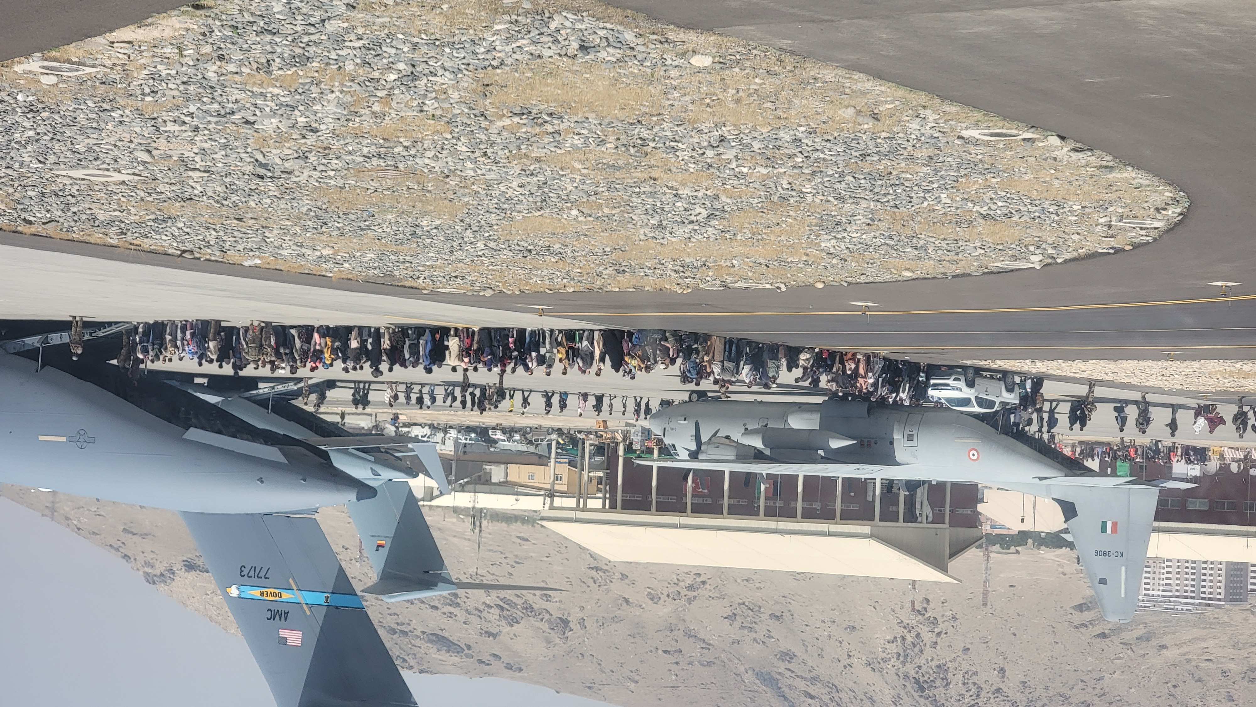 Picture of planes at airport in Kabul