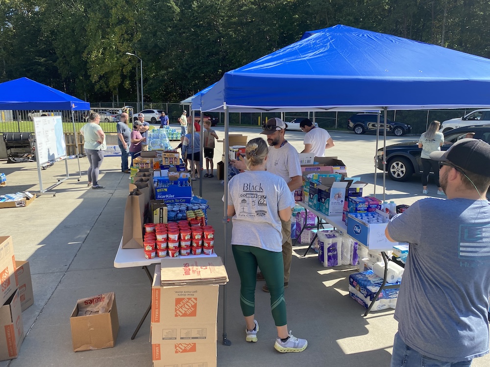 GE Aerospace hurricane relief, Asheville